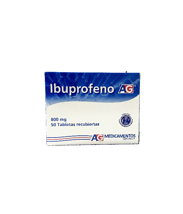 IBUPROFENO 800 MG CAJA X 50 TABLETAS AG